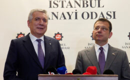 Ekrem İmamoğlu, İSO Başkanı Erdal Bahçıvan’ı ziyaret etti