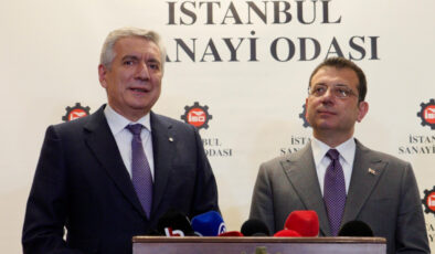 Ekrem İmamoğlu, İSO Başkanı Erdal Bahçıvan’ı ziyaret etti
