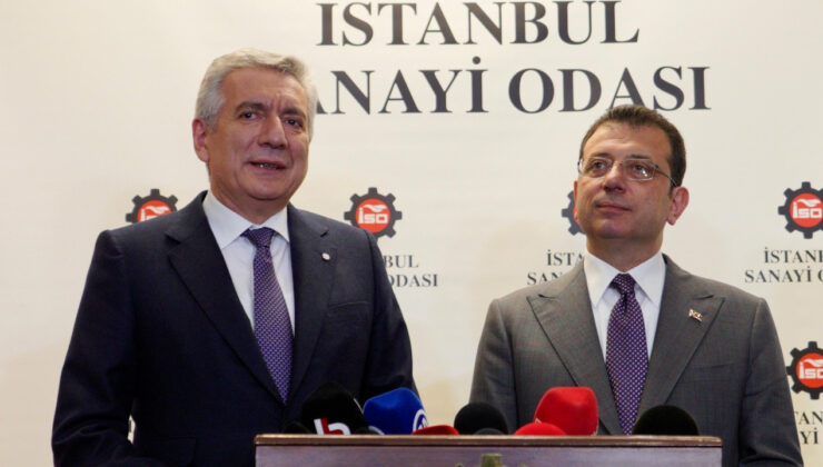 Ekrem İmamoğlu, İSO Başkanı Erdal Bahçıvan’ı ziyaret etti