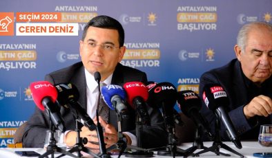 AK Parti Antalya adayı Tütüncü: ‘Şehir yönetirken Atatürk kararlılığı gerekiyor’