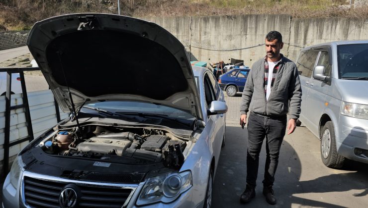 Arabasını tamire bıraktı: ‘Usta özel işlerinde kullanıyor’