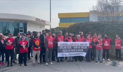 Belçikalı şirket, İstanbul’da üç işçiyi çıkarttı: Şirket önünde eylem