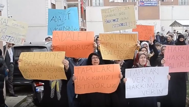 Bursa’da tapu mağdurlarına müteahhitten biber gazlı saldırı
