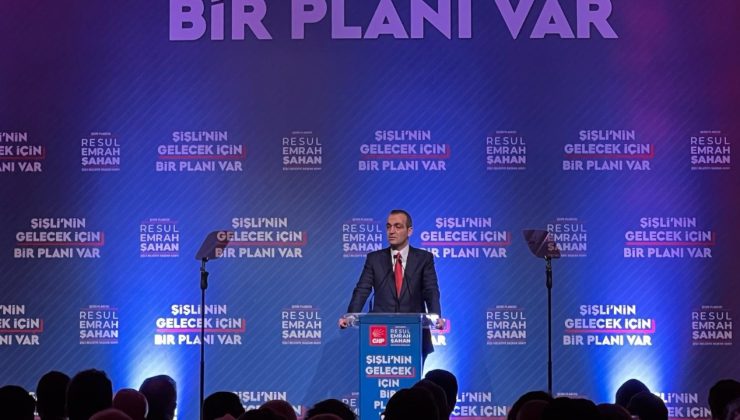 CHP Şişli Belediye Başkan Adayı Şahan, projelerini açıkladı: 60 sokakta araç geçişini durduracağız