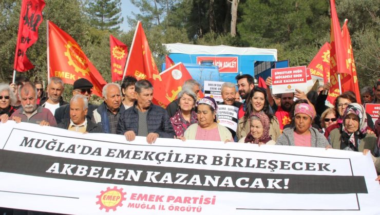 EMEP Muğla’da yerel seçim çalışmalarına Akbelen direnişiyle başladı