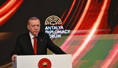 Erdoğan, Antalya Diplomasi Forumu’na katıldı