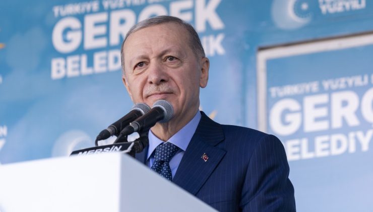 Erdoğan’ın Mersin mitinginde ‘şeriat istiyoruz’ sloganı