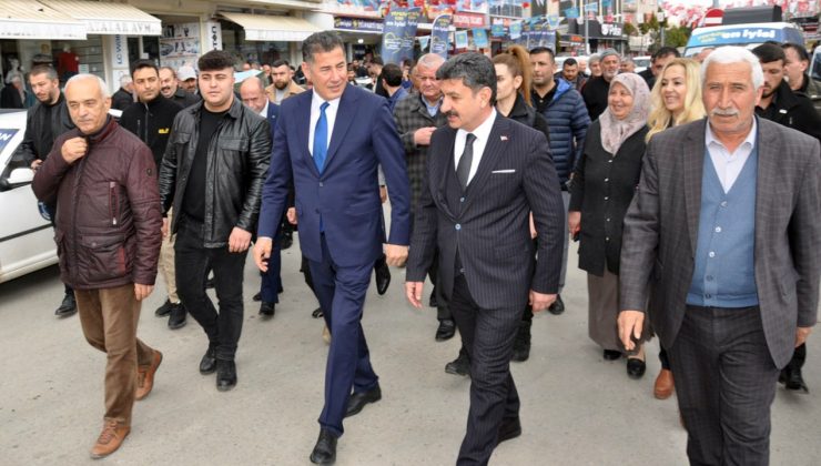 Sinan Oğan, İYİ Parti adayına destek istemek için Yozgat’a gitti