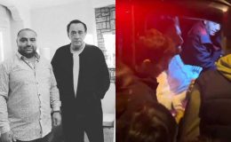 ‘Çakıcı’nın danışmanıyım’ diyen AK Gençlik Ocakları yöneticisi, çakarlı araca biniyor