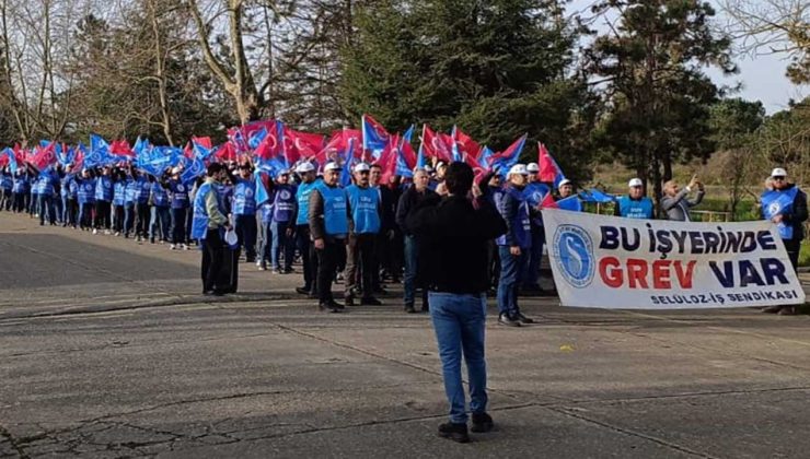 OYKA işçileri greve çıktı: Sadaka değil, toplu sözleşme istiyoruz
