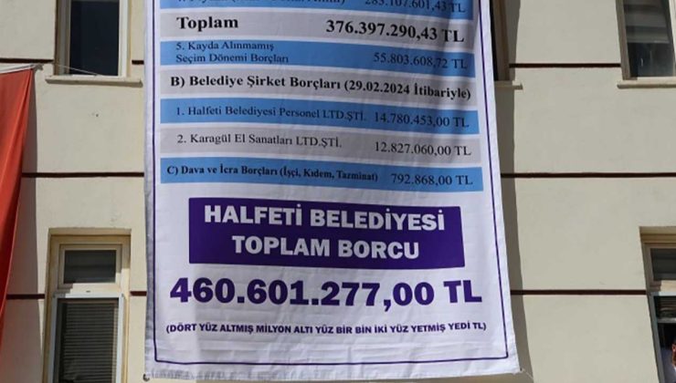 AK Parti’nin kaybettiği Halfeti Belediyesi’nde tablo: Yüz milyonlarca lira borç, karşılıksız faturalar, israf…