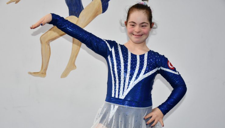 Down sendromlu cimnastikçi Selin Naz Avrupa’ya hazırlanıyor