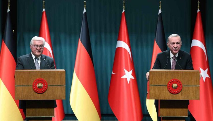 Erdoğan, Steinmeier’le görüştü: ‘İsrail’le yoğun ticari ilişkileri artık ayakta tutmuyoruz’
