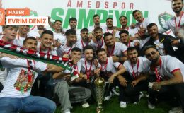 Amedspor kupayı kaldırdı