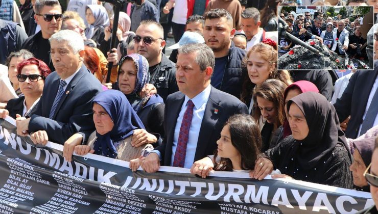 Özgür Özel Soma’da: Günü gelince hesap soracağız
