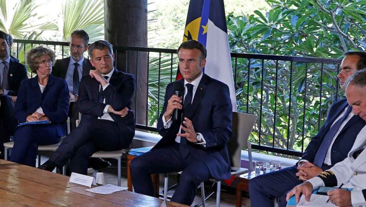 Macron, Yeni Kaledonya’da: ‘Tasarı geri çekilirse müzakere süreci başlar’
