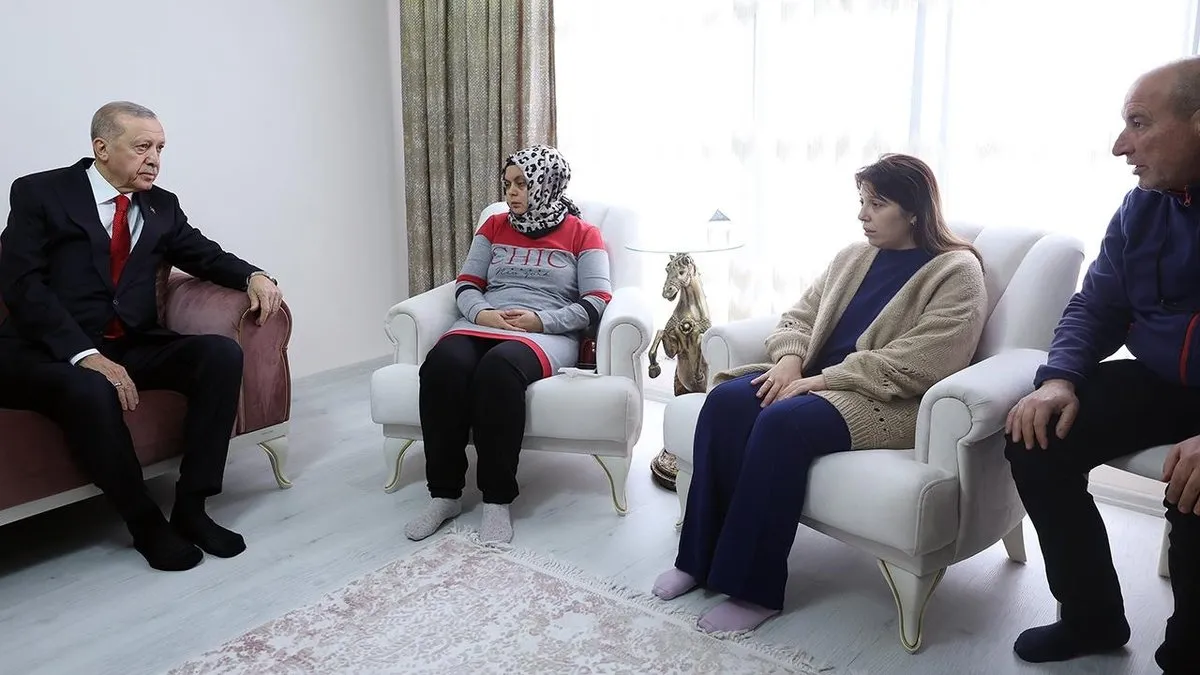 Başkan Erdoğan’dan Kur’an tilaveti: Fabrika patlamasında vefat edenlerin ailesini ziyaret etti