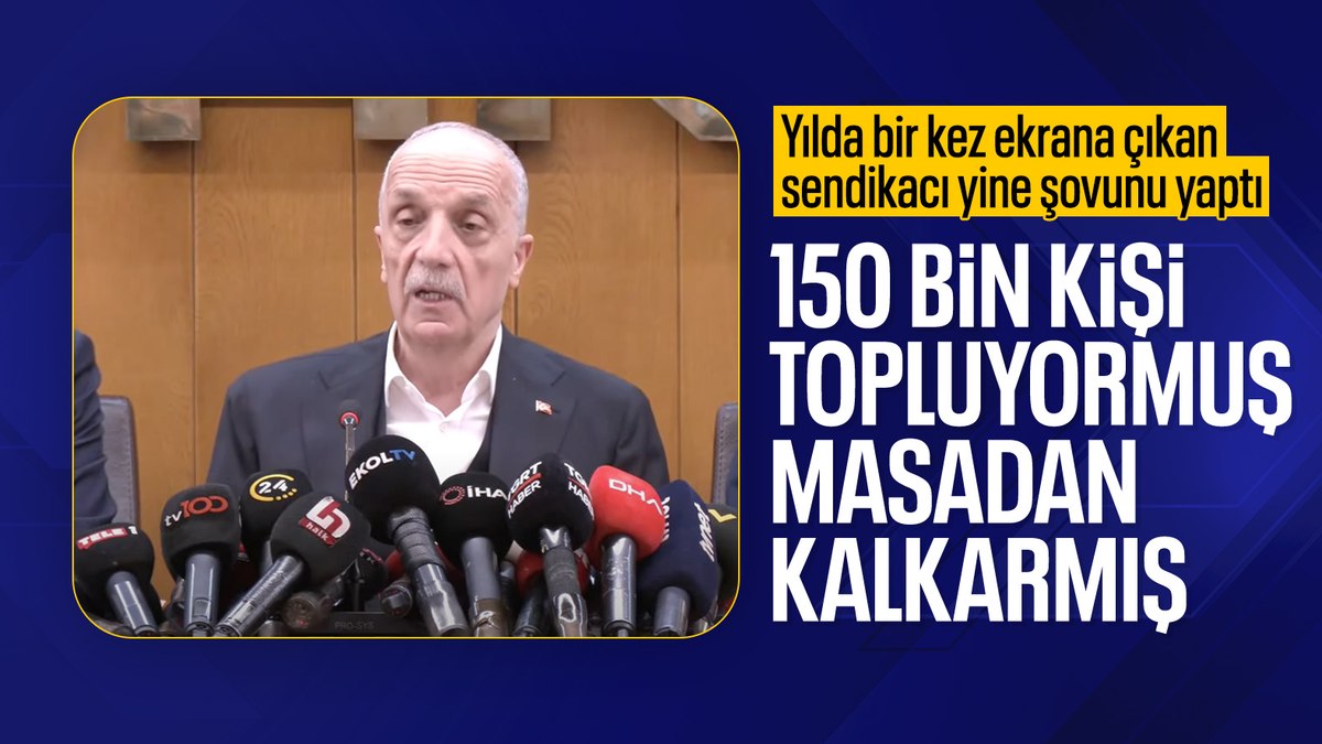 TÜRK-İŞ Başkanı Atalay asgari ücret pazarlığında siyasi partileri hedef aldı