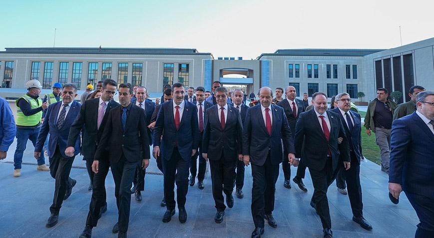 Cumhurbaşkanı Yardımcısı Yılmaz’ın KKTC’deki temasları sürüyor