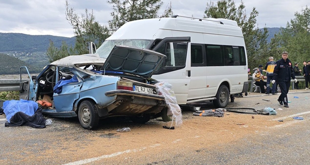 Adana’da korkunç kaza! Aynı aileden 5 kişi öldü, 8 kişi de yaralandı