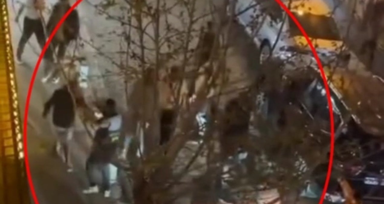 Mardin’de tekmeli, yumruklu kavga!